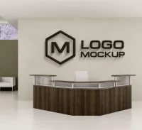 Bộ lô gô trường gắn vách: Mica gương kết hợp Inox
