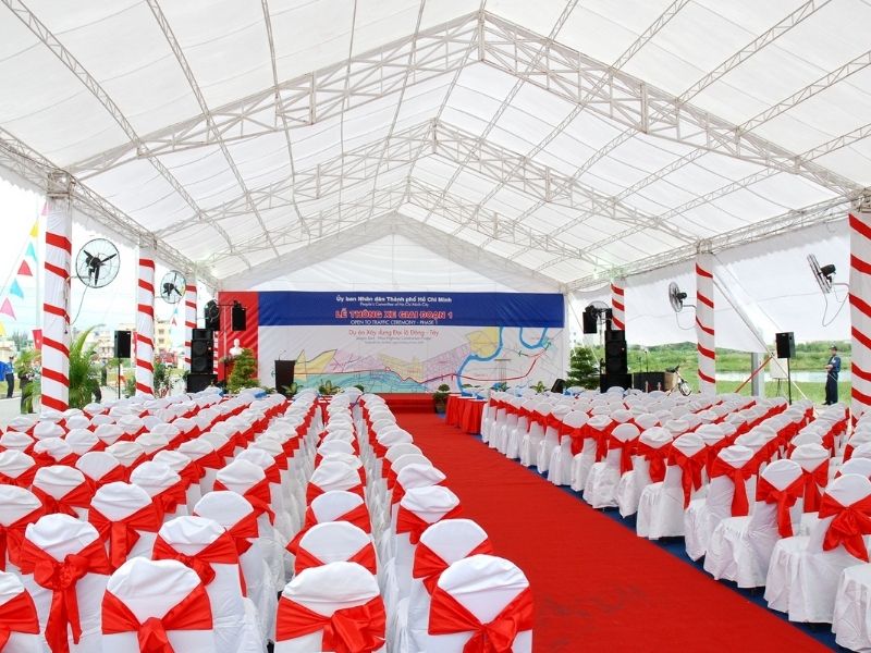 Cho thuê nhà bạt sự kiện