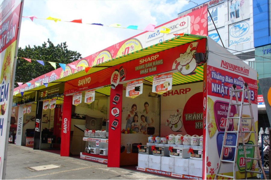 Cho thuê gian hàng hội chợ