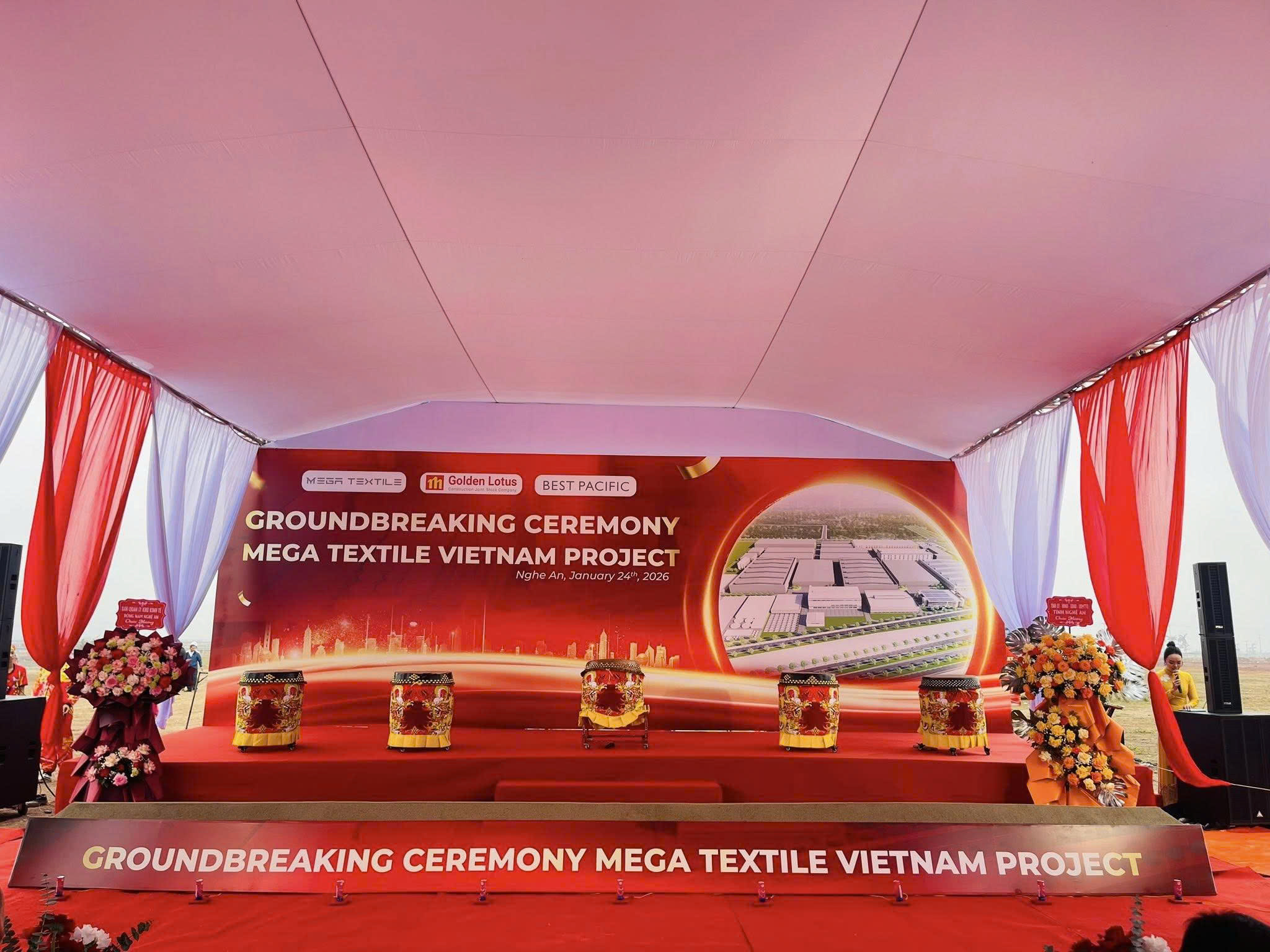 Tổ chức lễ động thổ tại Nghệ An