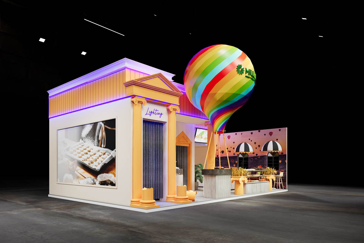 thi công booth triển lãm