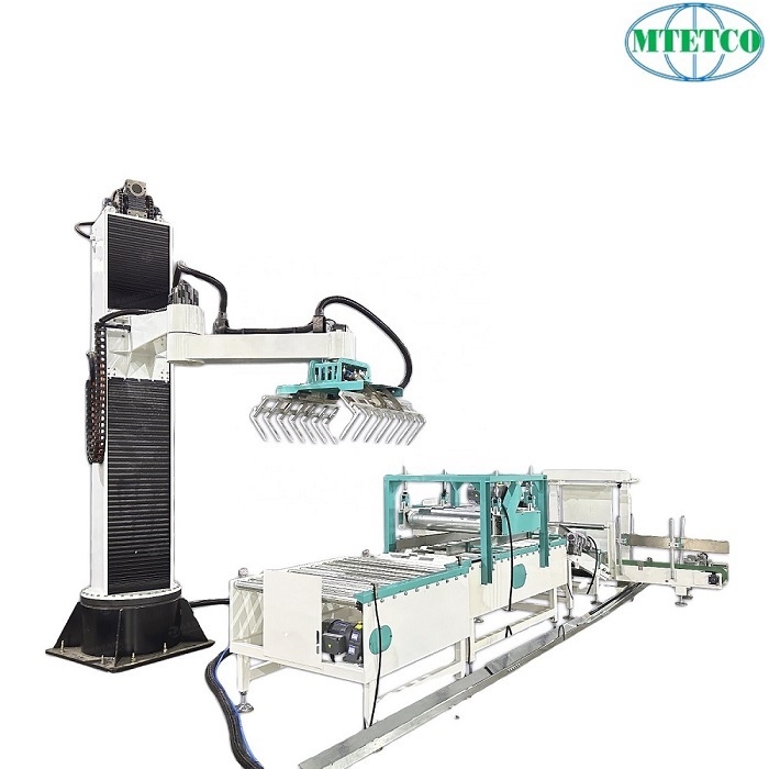 Robot kết hợp với dây chuyền đóng gói bao bì