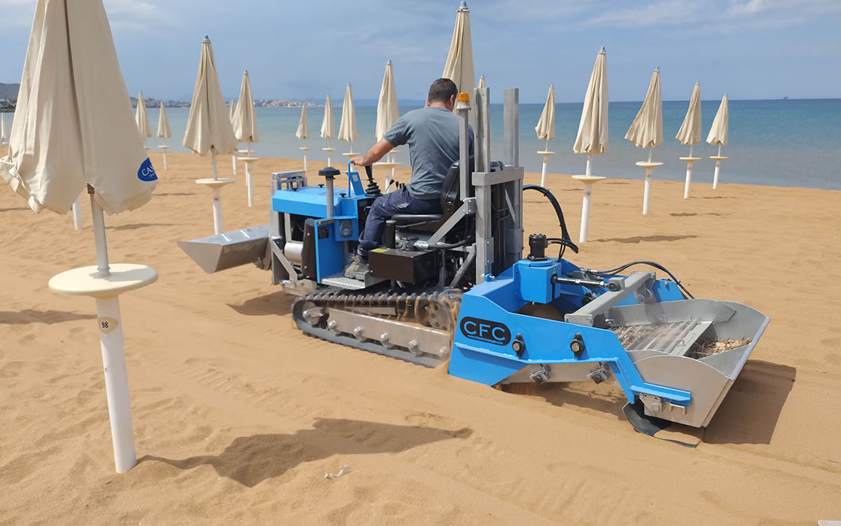 Máy sàng cát bãi biển  Speed Tapiro 100