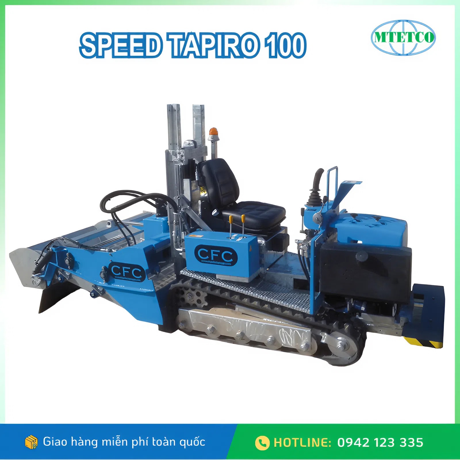 Máy sàng cát bãi biển Speed Tapiro 100