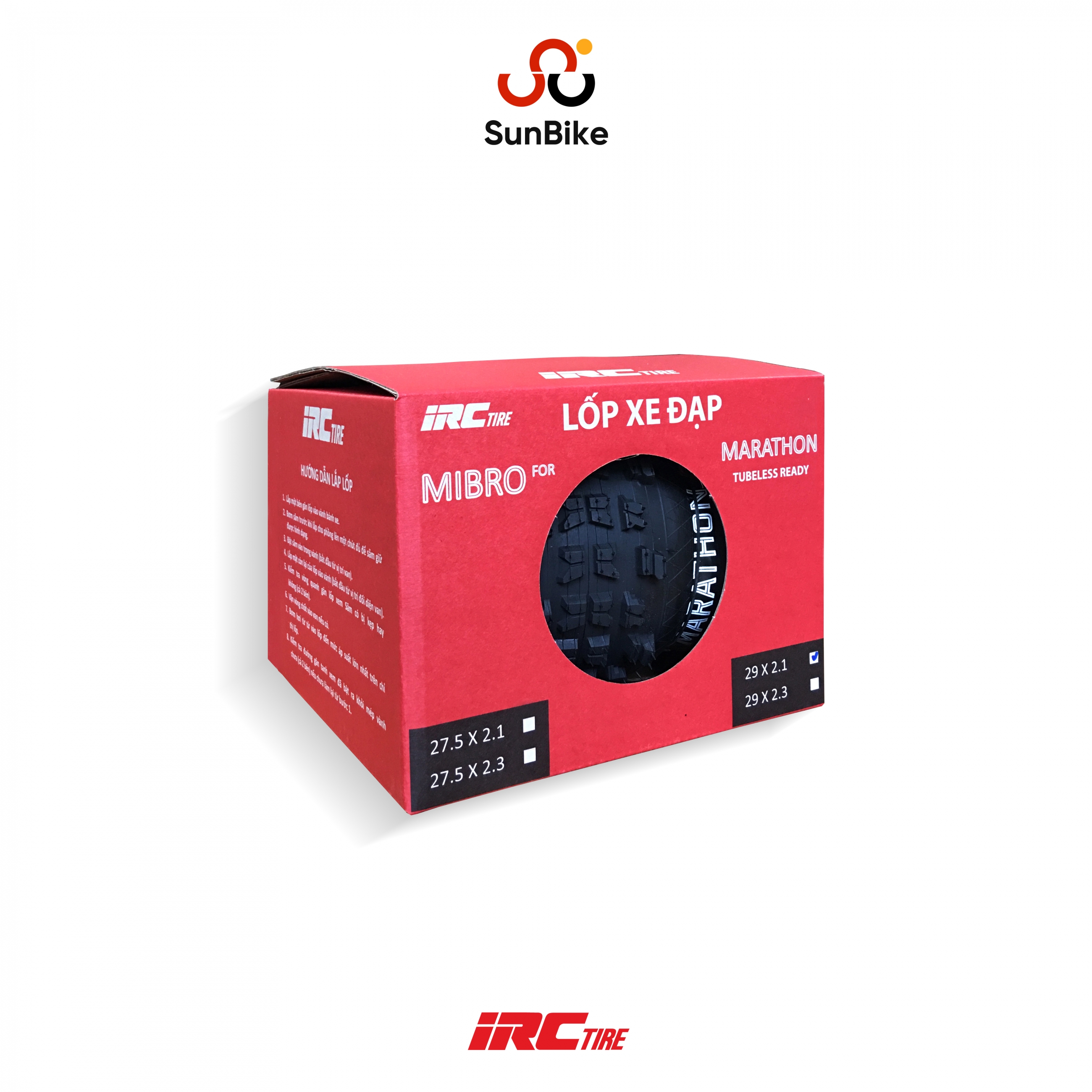 Lốp IRC Mibro For Marathon Kevlar 29x2.1 Tubeless