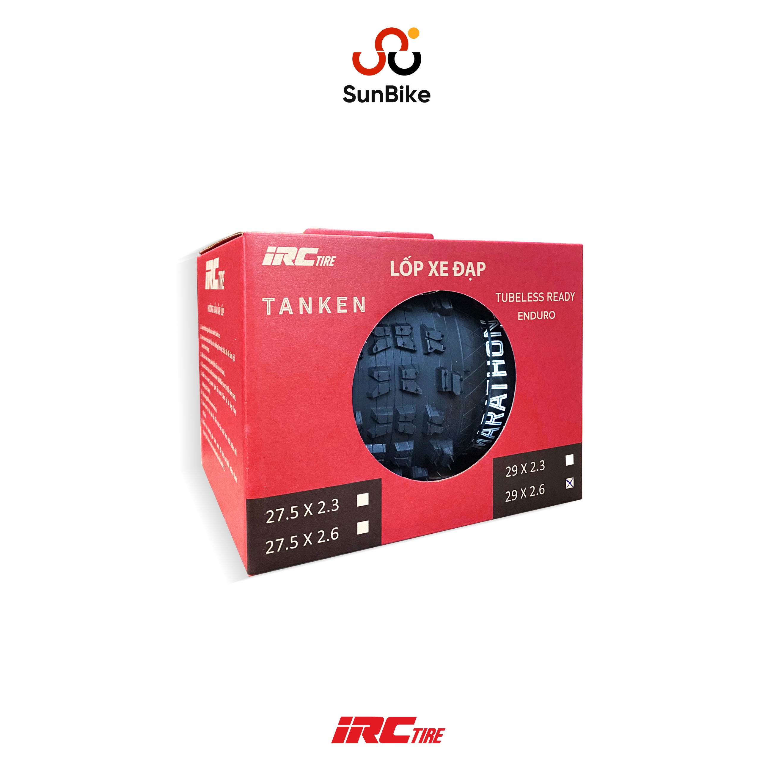 Lốp IRC Tanken Kevlar 29x2.6 Tubeless