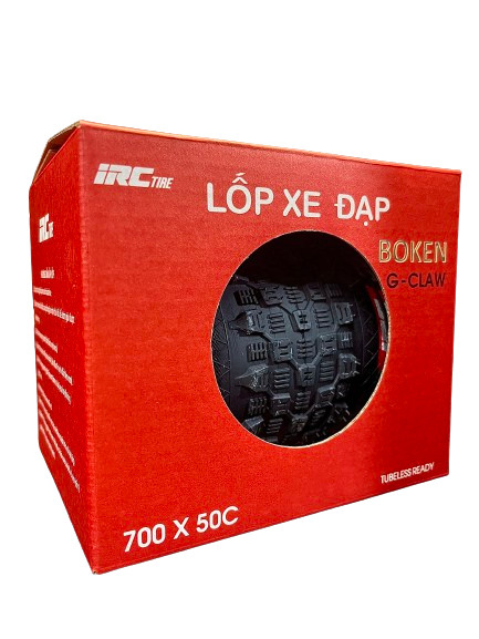 Lốp IRC Boken G-Claw 700x50c 120tpi Kevlar Bead