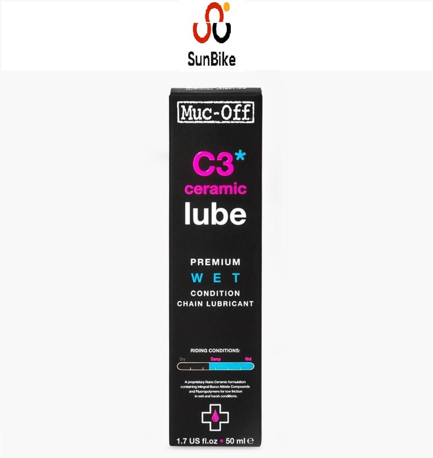 Dầu tra xích MUC-OFF CERAMIC LUBE C3 - WET (50ml)