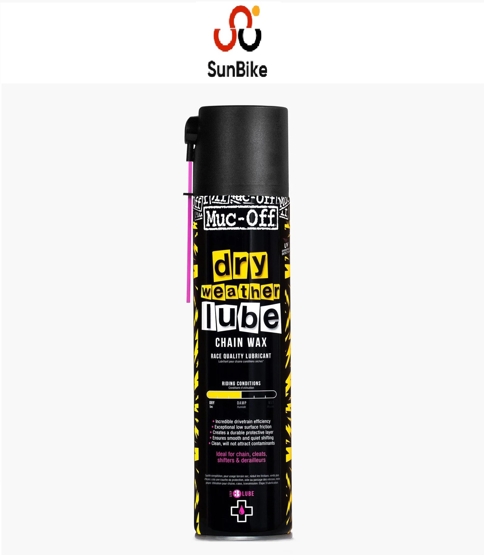 Bình xịt nhớt khô xe đạp Muc-Off Bike Dry Weather Lube Aerosol 400ml