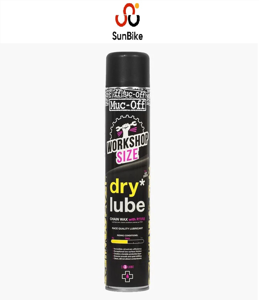 Bình xịt nhớt khô xe đạp Muc-Off Bike Dry Weather Lube Aerosol 750ml