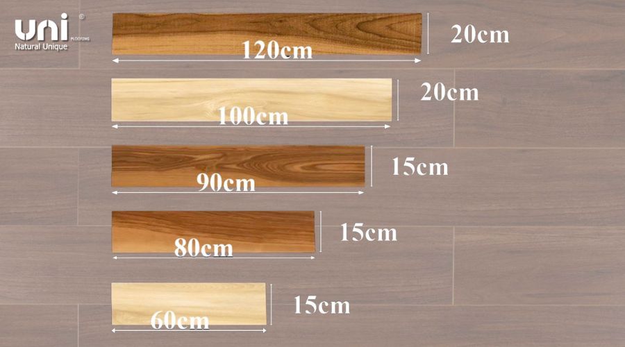 Kích thước ván gỗ lát sàn 1