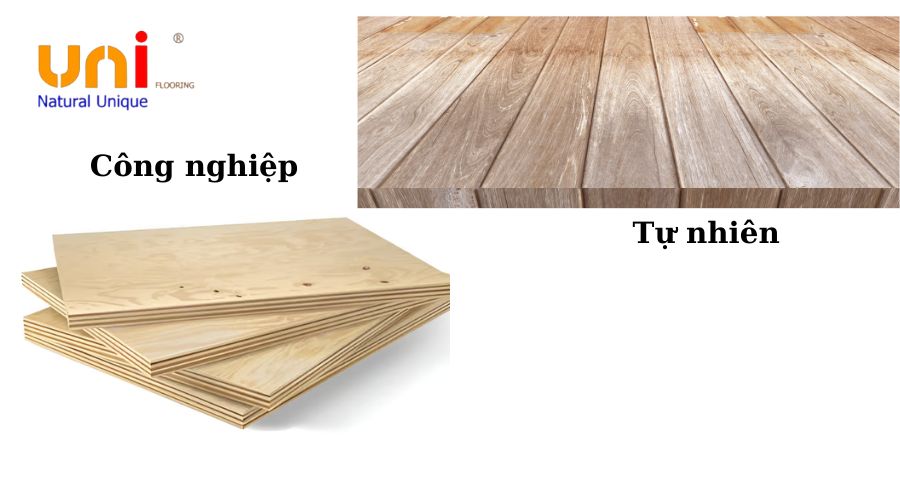 So sánh ván lót sàn công nghiệp với sàn gỗ tự nhiên