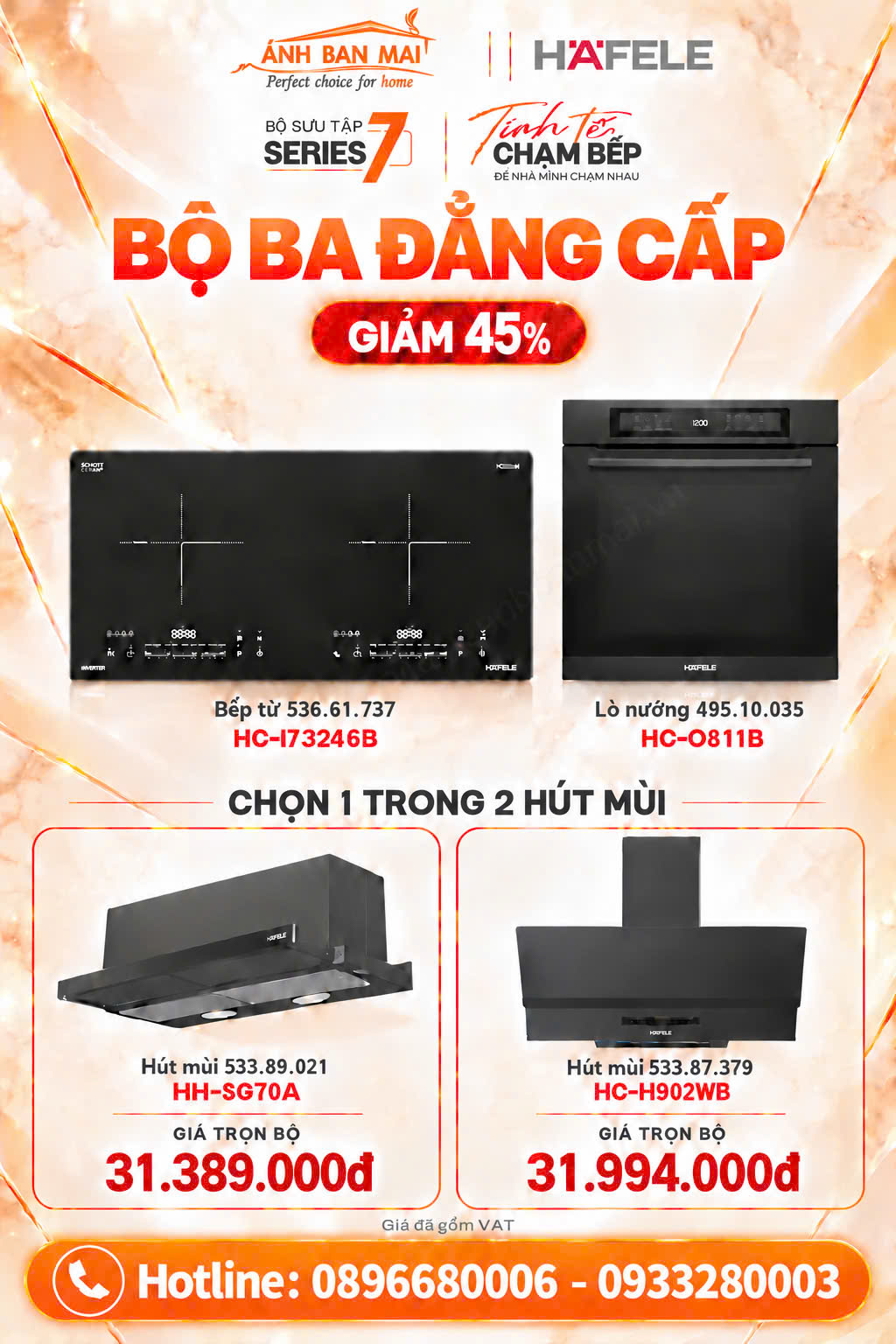 Chào đón Hafele Series 7 – Ưu đãi combo thiết bị bếp đến 45% - ảnh 5
