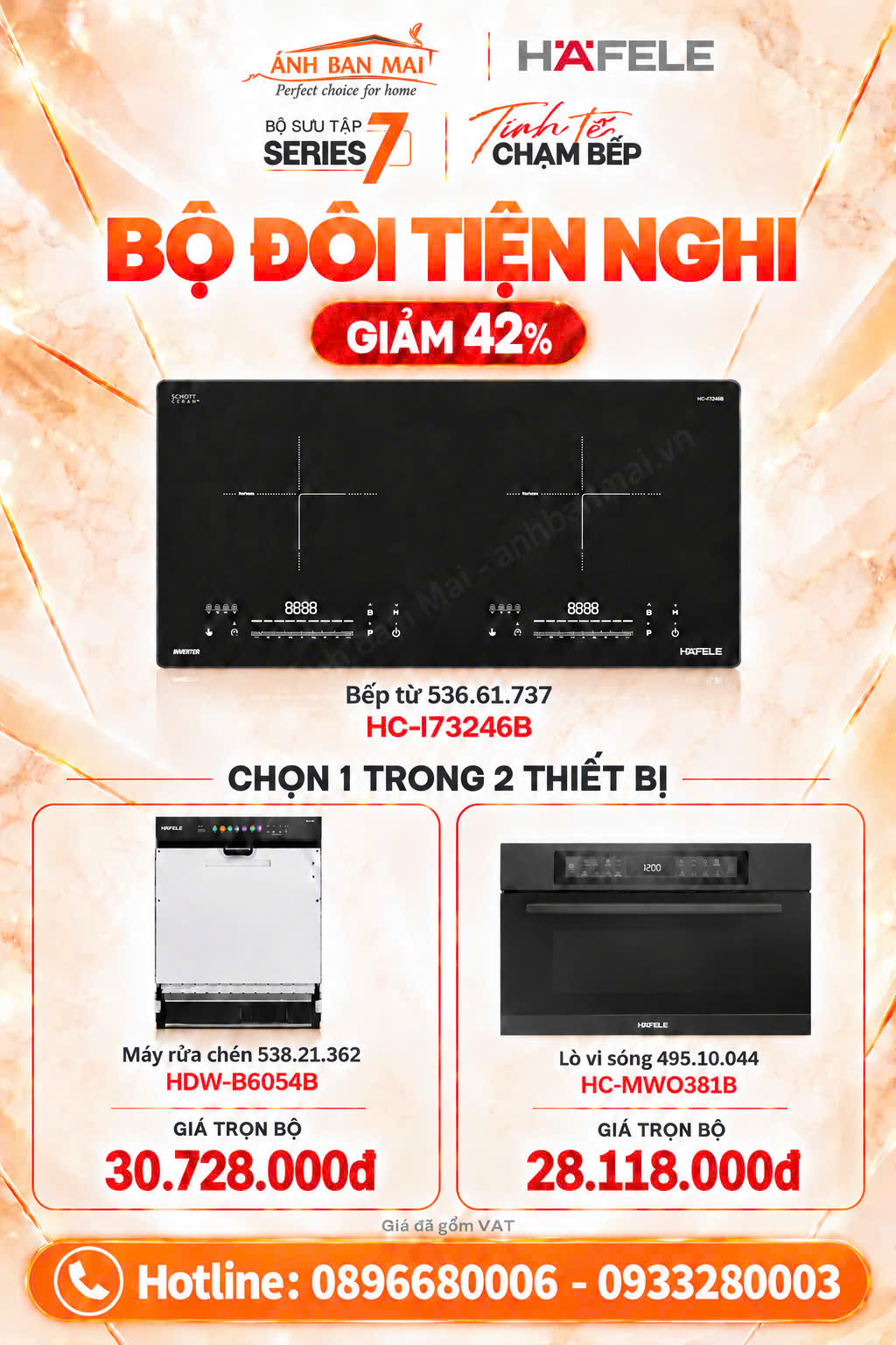 Chào đón Hafele Series 7 – Ưu đãi combo thiết bị bếp đến 45% - ảnh 8