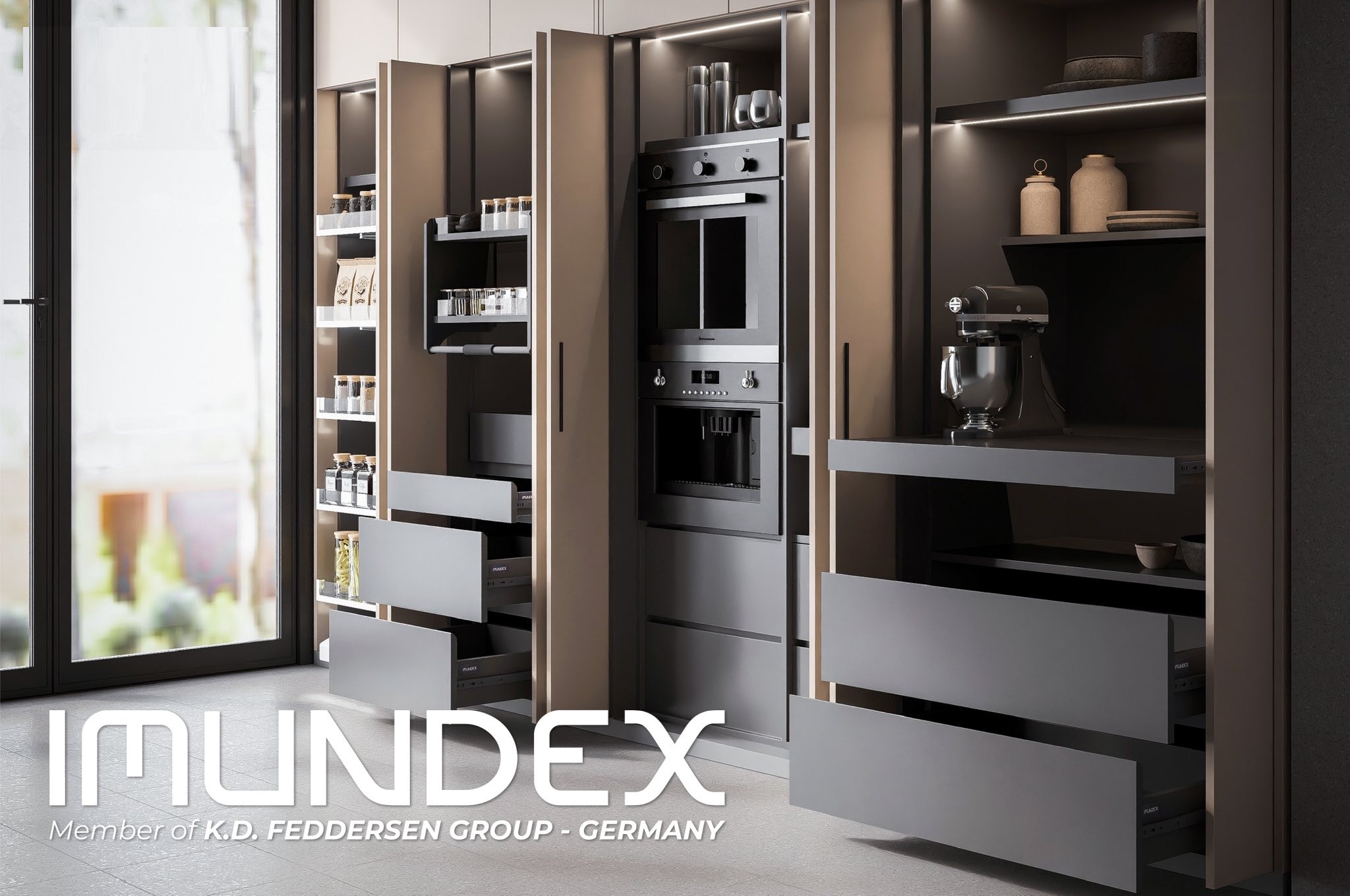 Imundex – Phụ kiện cửa, tủ bếp, tủ áo cao cấp từ Đức
