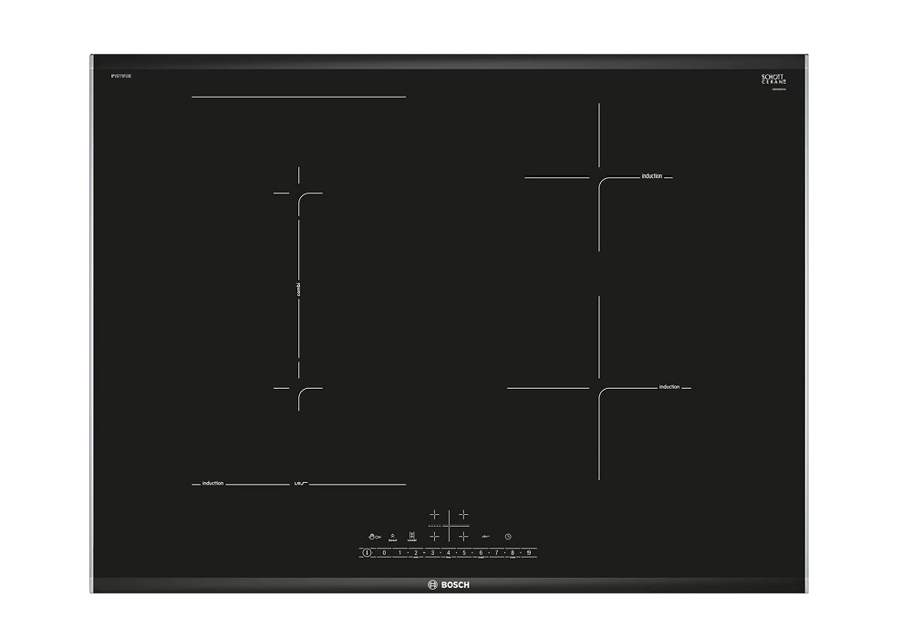 Bếp từ Bosch PVS775FC5E kết hợp hai vùng nấu 70cm Series 6