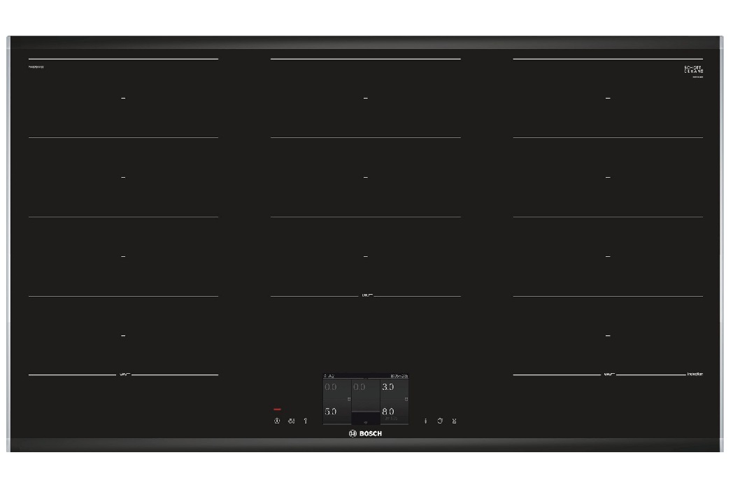 Bếp từ Bosch PXX975KW1E Home Connect năm vùng nấu 90cm Series 8