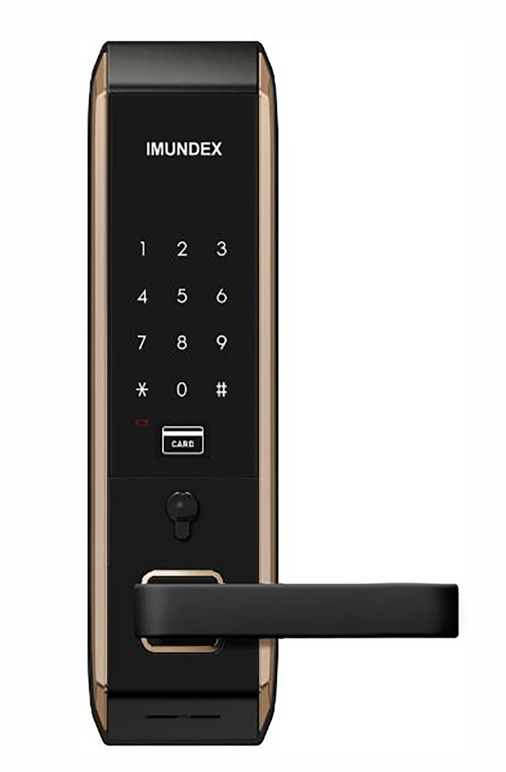 Khóa Imundex 613.41.303 thân nhỏ màu champagne