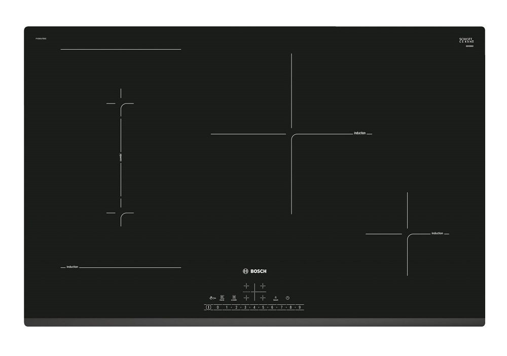 Bếp từ Bosch PVS831FB5E kết hợp hai vùng nấu 80cm Series 6