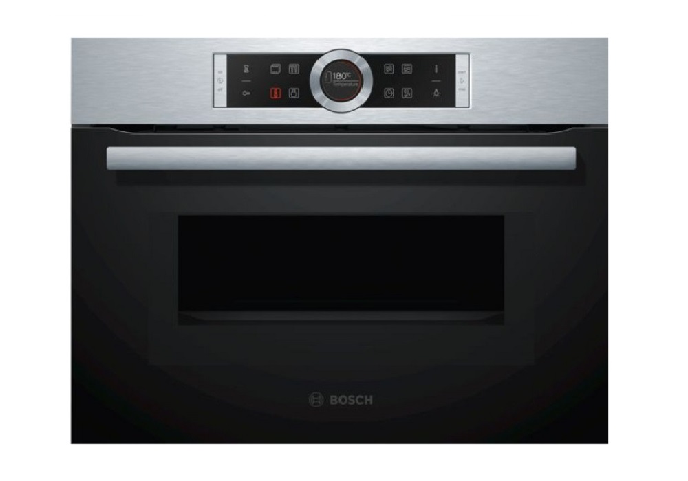 Lò nướng Bosch CMG633BS1B kết hợp vi sóng âm tủ 45 lít Series 8