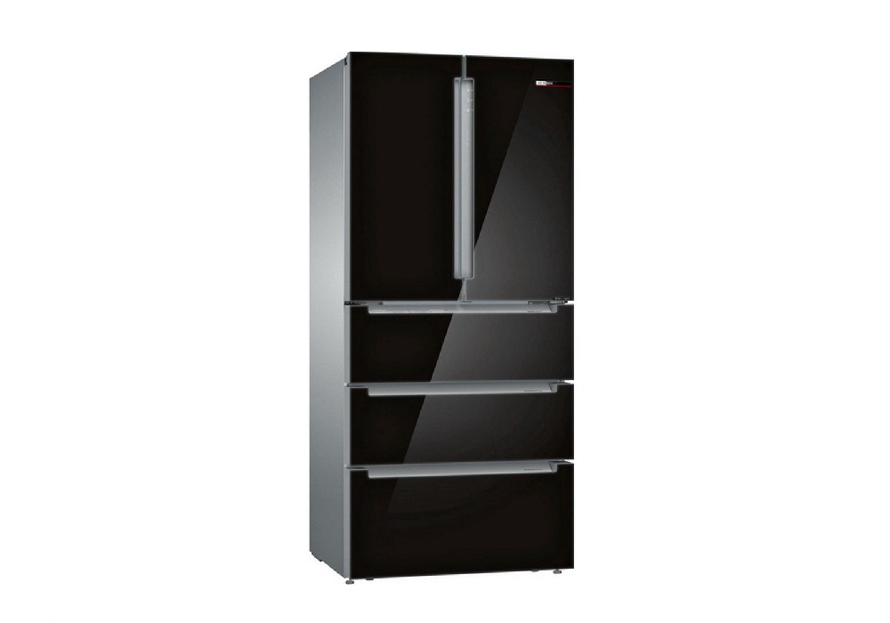 Tủ lạnh Bosch KFN86AA76J kiểu pháp Home Connect kính đen 540 lít Series 6