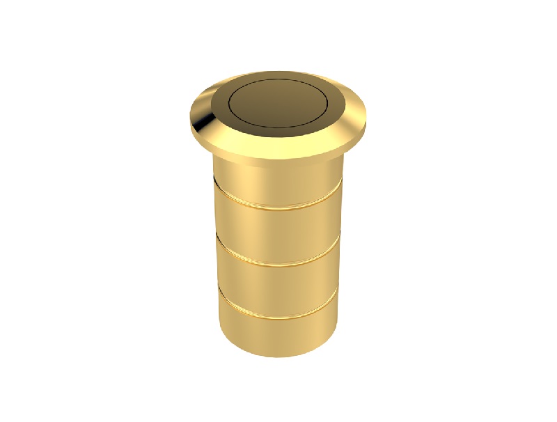 Nắp chốt âm 709.17.001 Imundex 25x41mm vàng bóng