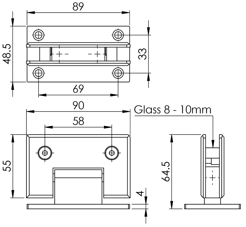 ban-le-Imundex-711.10.300-kinh-tuong-inox-mo-kt