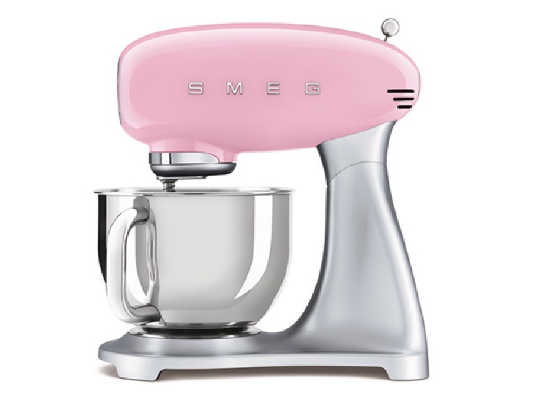 Máy trộn đa năng Smeg SMF02PKEU 535.43.606 màu hồng