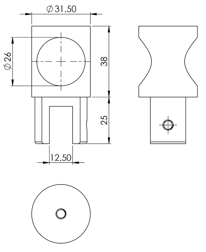 bas-noi-Imundex-718.15.203-thanh-treo-kinh-Ø25mm