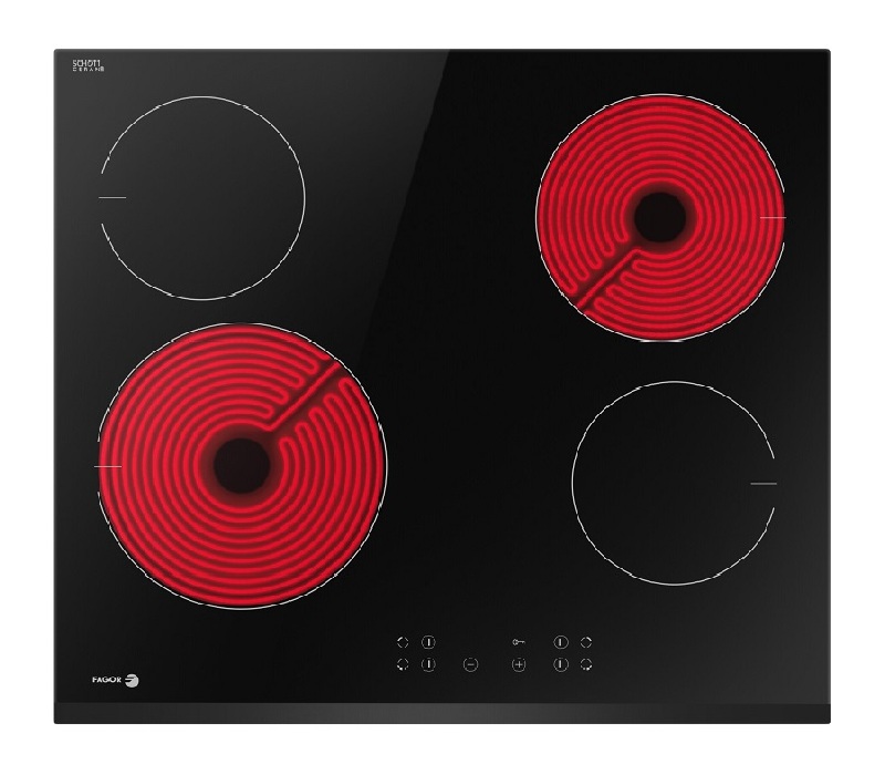 Bếp điện Fagor 3VFT-64AS bốn vùng nấu 59cm