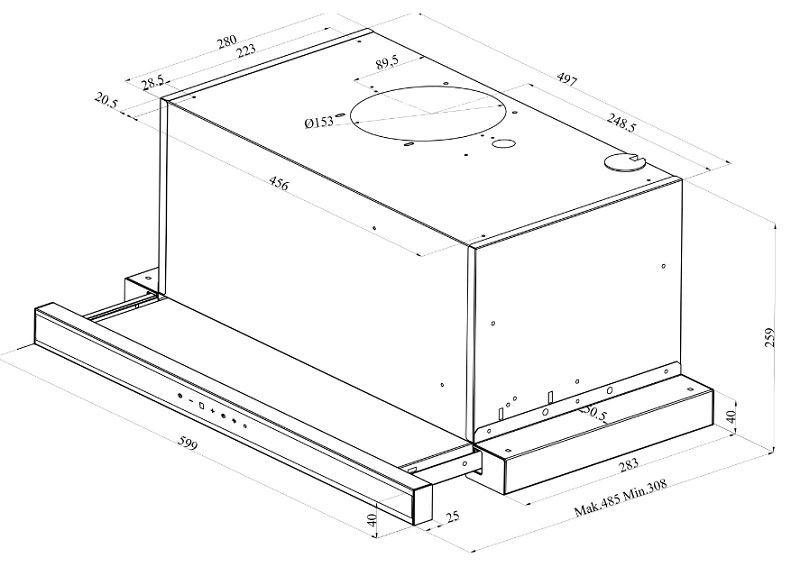 may-hut-mui-60cm-am-tu-kinh-den-vien-inox-fagor-3AF3-642X