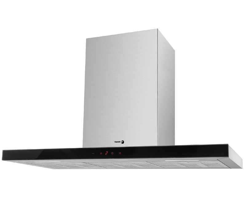 Máy hút mùi Fagor 3CFB-901IX đảo kính đen 90cm
