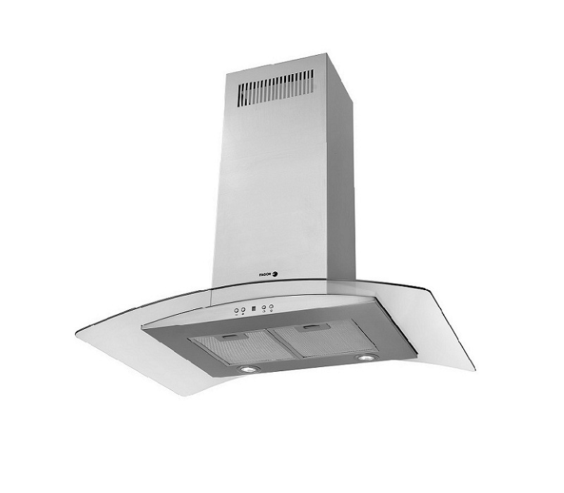 Máy hút mùi Fagor 3CFV-901X gắn tường kính cong 90cm