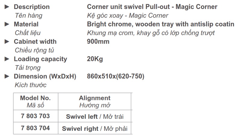 ke-goc-Imundex-7803703-Magic-Corner-R900mm-mo-trai-mh