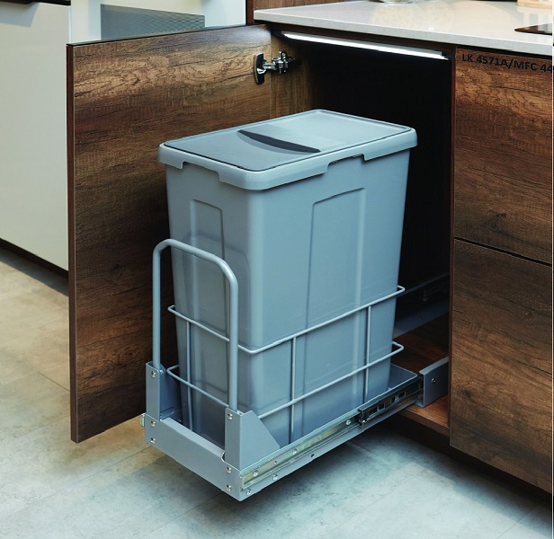 Thùng rác 7805801 Imundex 35L xám R300mm