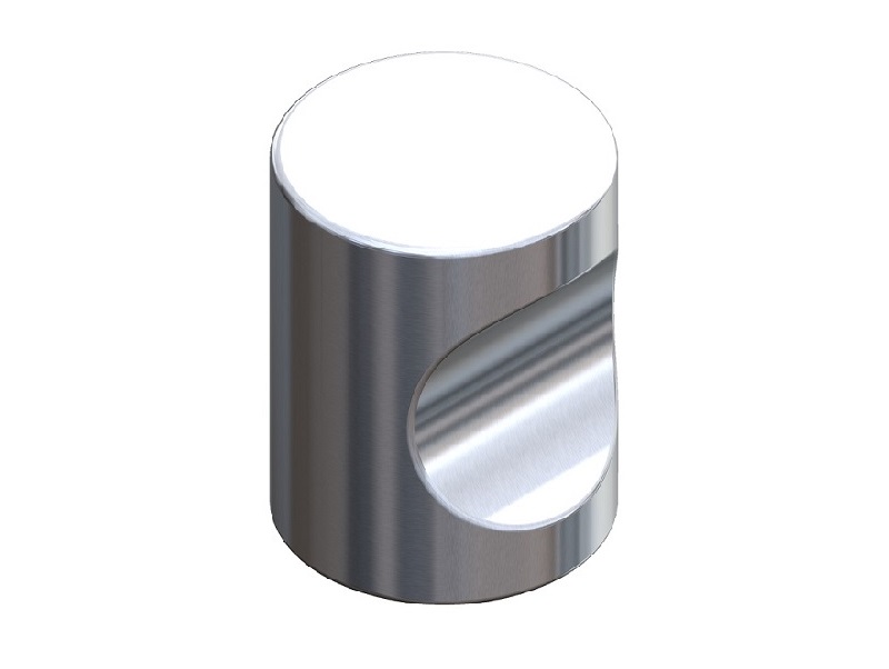 Tay nắm tủ 7752042 Imundex 18x18x22mm nhôm mờ
