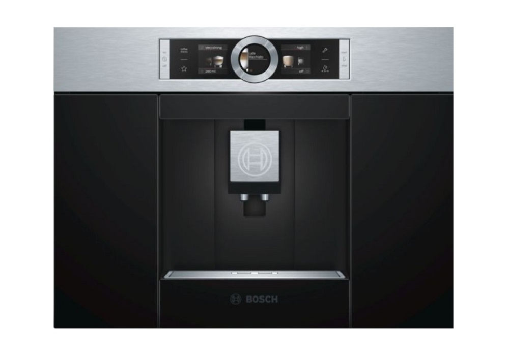 Máy pha cà phê Bosch CTL636ES6 âm tủ Home Connect Series 8