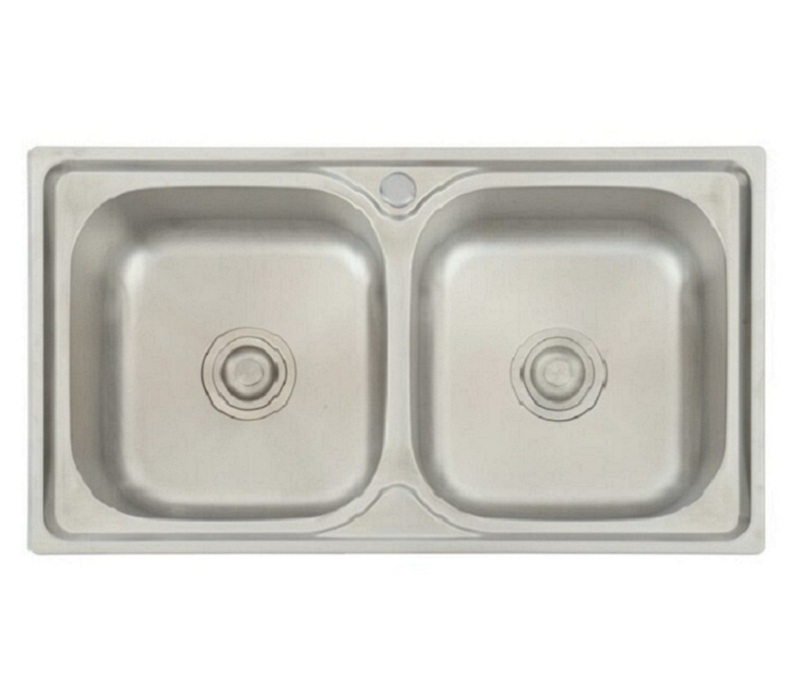 Chậu rửa Fagor DBSS804521 lắp nổi màu inox