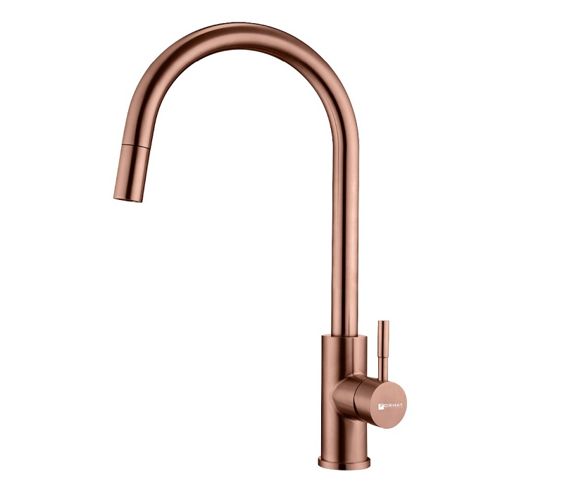 Vòi bếp Fagor T2144-RGA màu vàng hồng