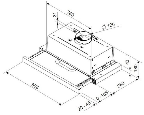 May-hut-mui-Hafele-539.81.085-HH-TI90D-am-tu-mat-inox