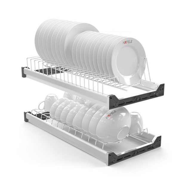 Giá chén dĩa Hafele 544.40.011 Presto R700mm có khung