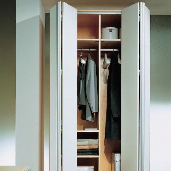 Cửa trượt xếp WLPL25-2L Hettich Wingline L kéo mở 2 cánh 25kg trái