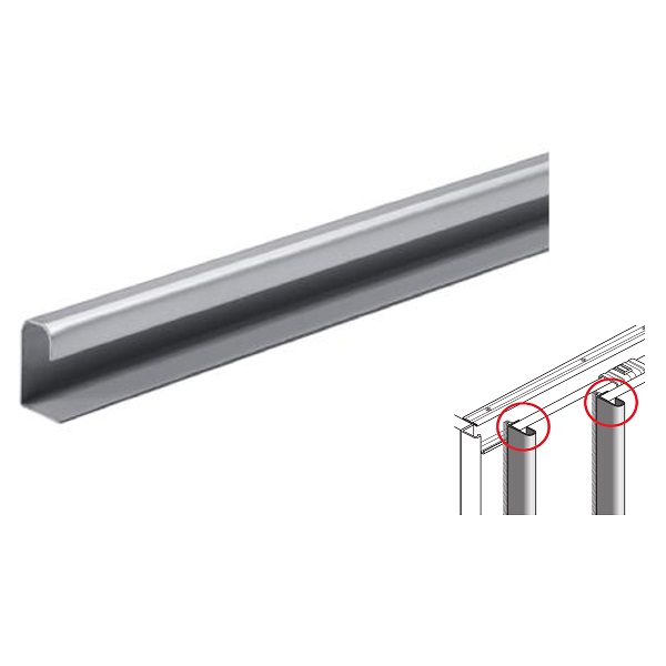 Tay nắm nhôm AP019-01 Hettich cửa trượt 2500mm