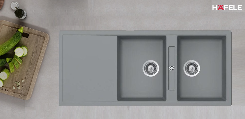 CHẬU GRANSILK HAFELE HS20-GKD2S80 MÀU XÁM 570.33.530