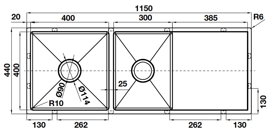 Chau-inox-Hafele-567.94.050-HS21-SSD2S90L