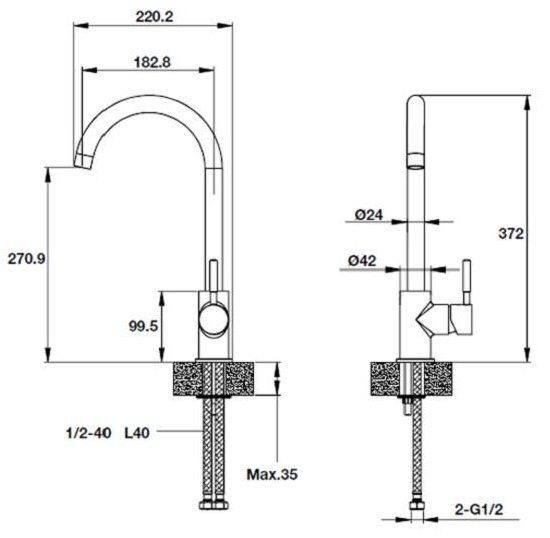 Voi-bep-Hafele-570.51.590-HT-G270-mau-xam