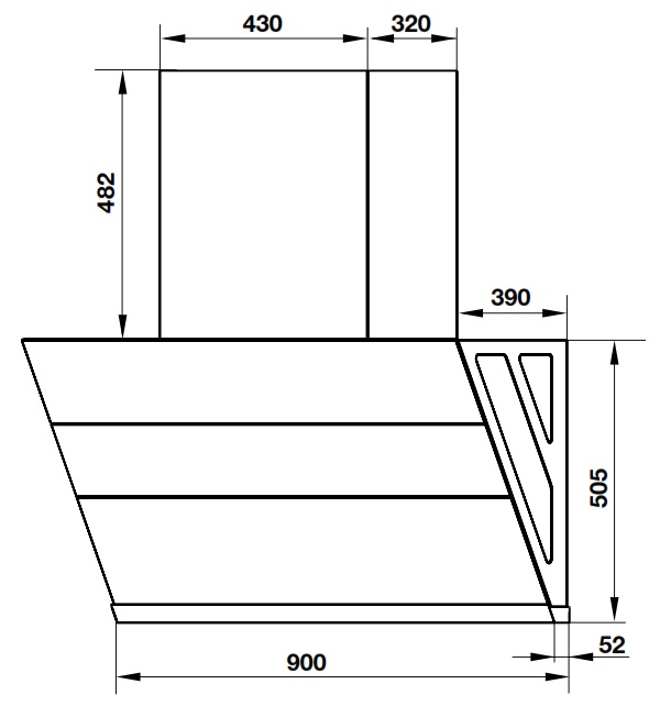 May-hut-mui-Hafele-538.81.742-HC-H902WC-gan-tuong