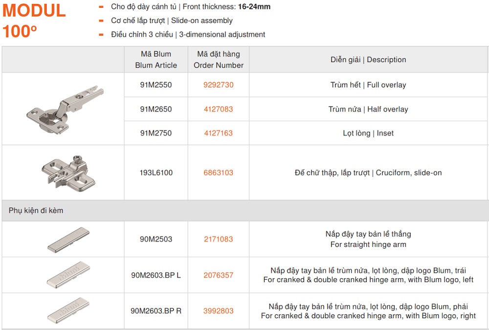 ban-le-blum-91M2550-modul-trum-ngoai-100-do-mh2