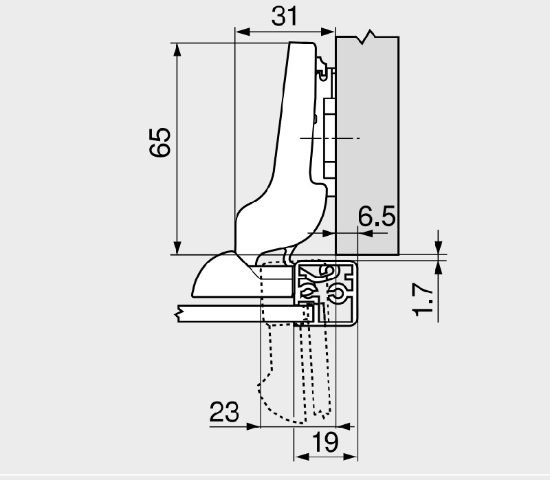 ban-le-blum-71T960A -trum-nua-cua-nhom-95-do-kt