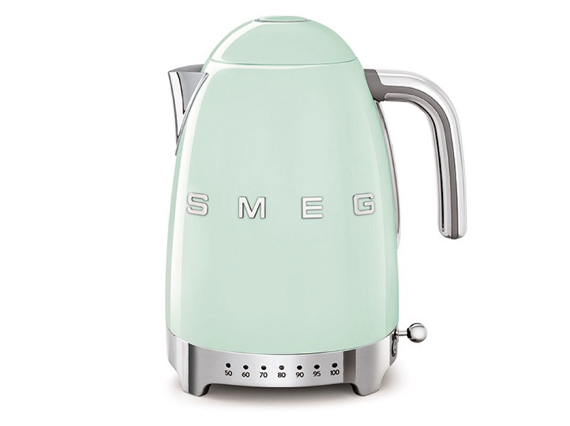 Ấm đun nước Smeg KLF04PGEU 535.44.040 chỉnh nhiệt độ màu lục